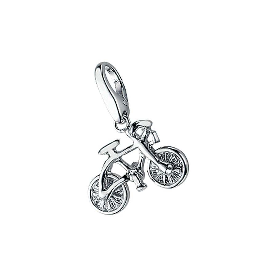 Giorgio Martello Milano Charm Fahrrad, Silber 925 Onesize Damen