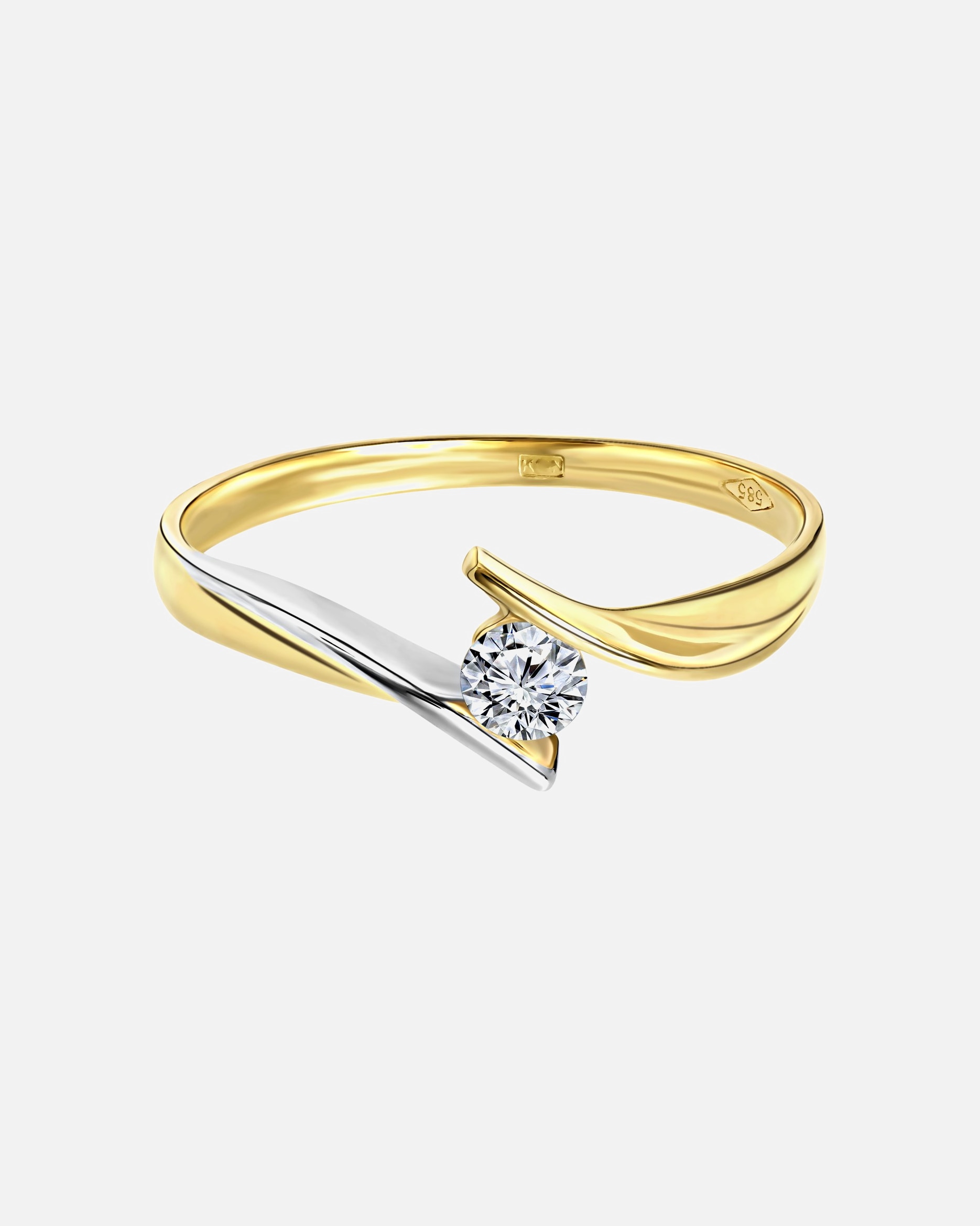 Ring für Weiblich Lucardi Ringe 9 carat 585 Gold - 47mm