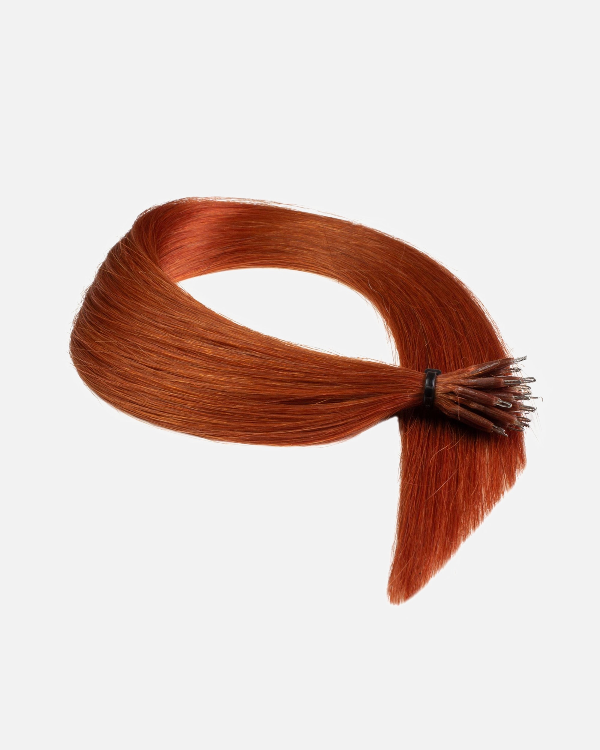 Extensions für Weiblich hair2heart Nanoring Extensions Premium Echthaar #8/43 Hellblond Rot-Gold 0,8g 50cm