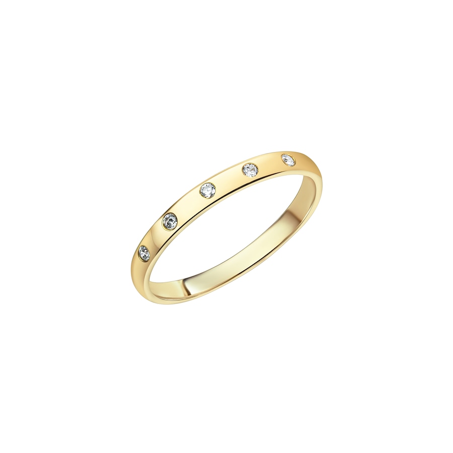 Fascination by Ellen K. Ring 375/- Gold Zirkonia weiß 056 (17,8) Damen