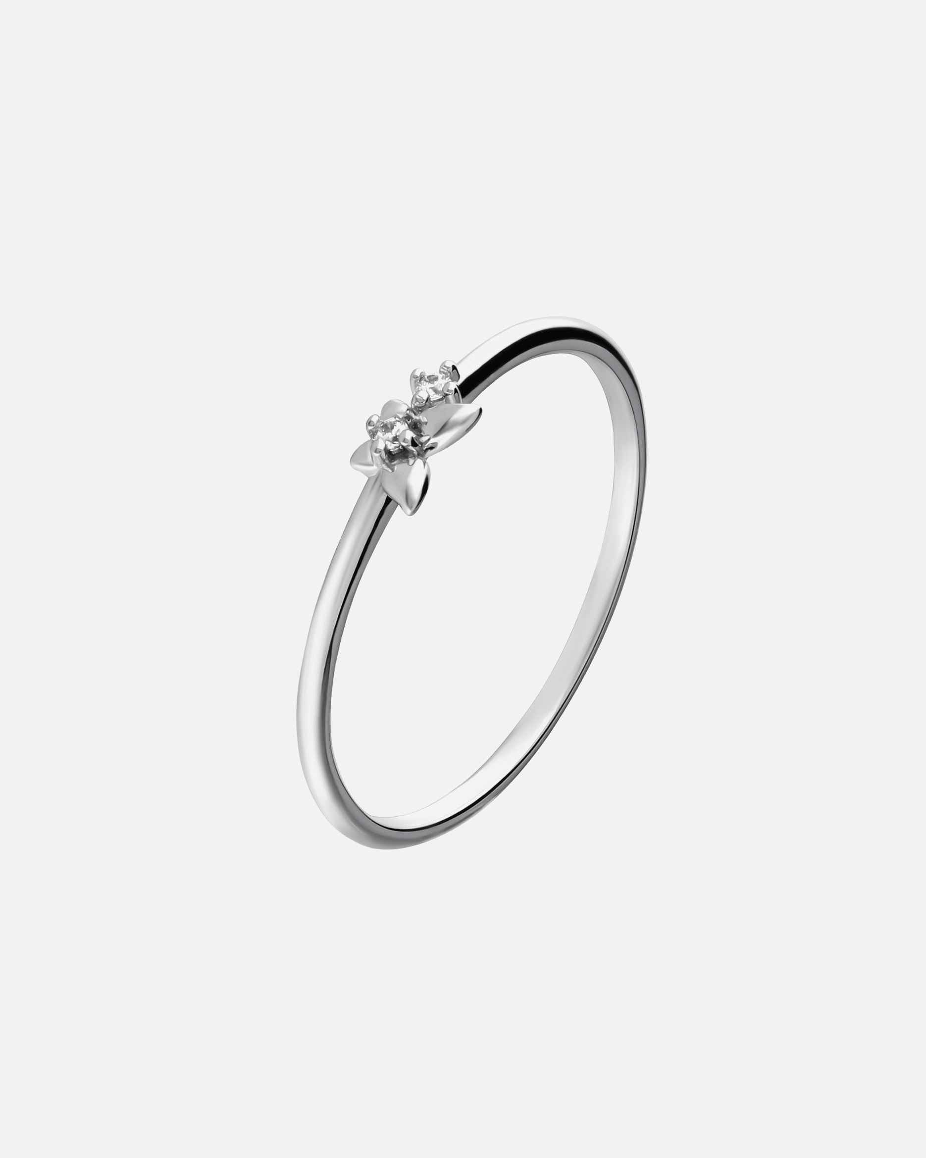 Ring für Weiblich Lucardi Ohrringe 925 Silber - Silberfarbig 55mm