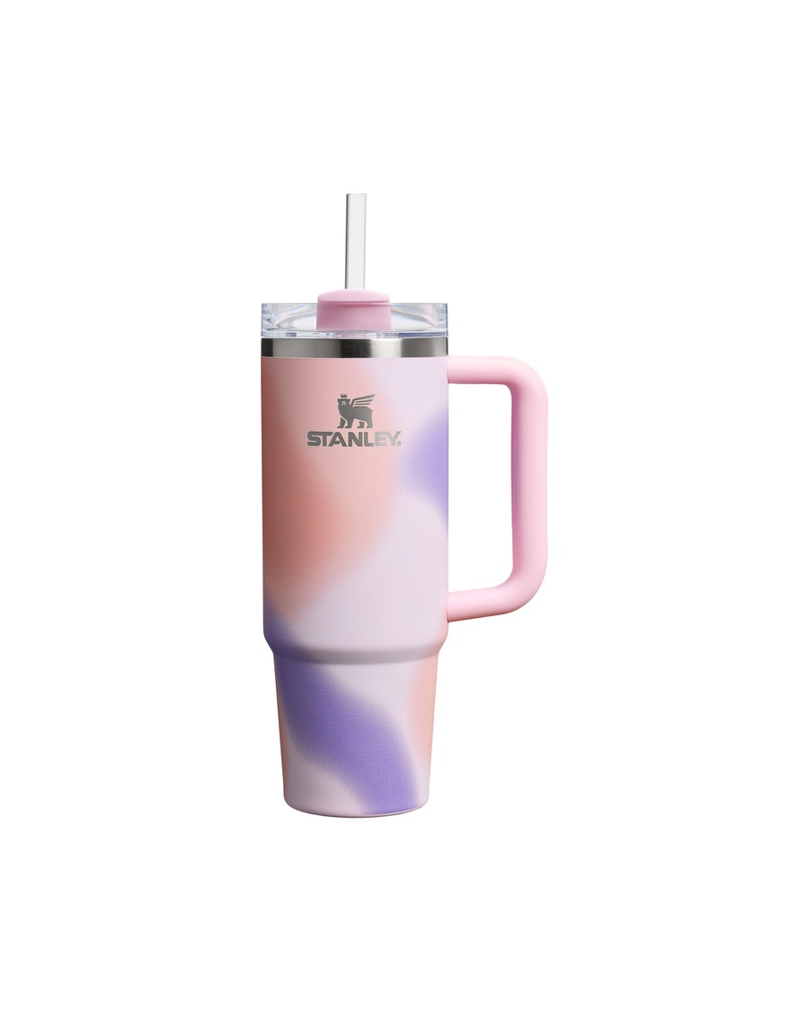 Stanley 1913 Thermobecher - 0,89L THE QUENCHER H2.0 FLOWSTATE TUMBLER Rose Petal Motion Nude