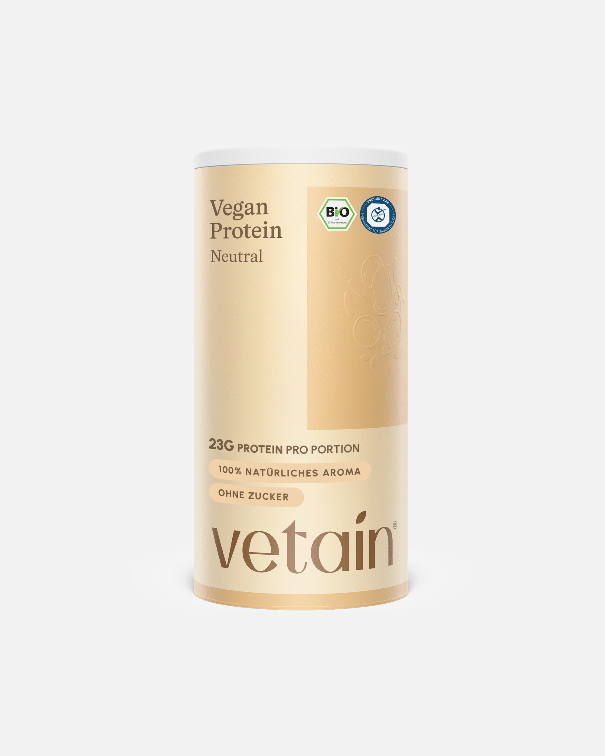 Protein & Shakes für Unisex Vetain Default Brand Line Bio Vegan Protein Pulver - Aus 4 pflanzliche Proteinquellen Neutral