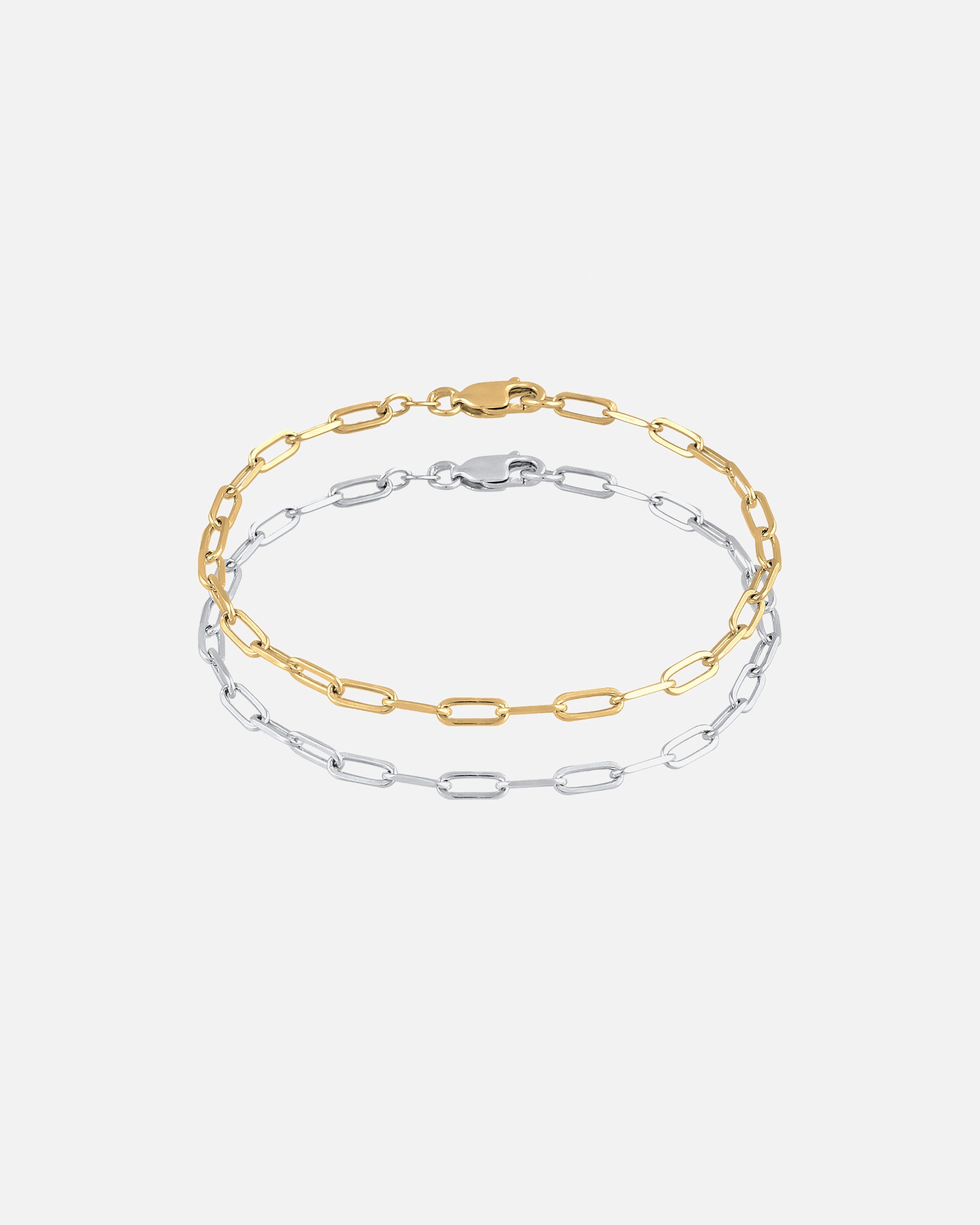 Armband für Weiblich Elli Bicolor Armband Set 925 Sterling Silber vergoldet 18