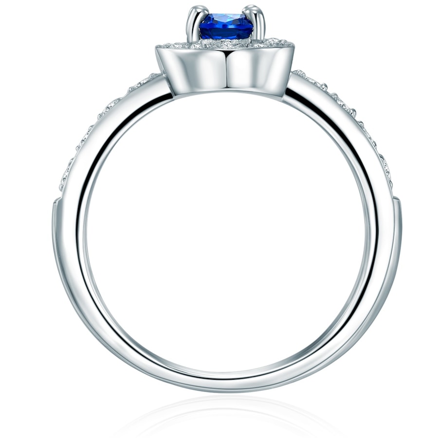 Trilani Ring aus Sterling Silber in silber mit Zirkonia 60 Damen