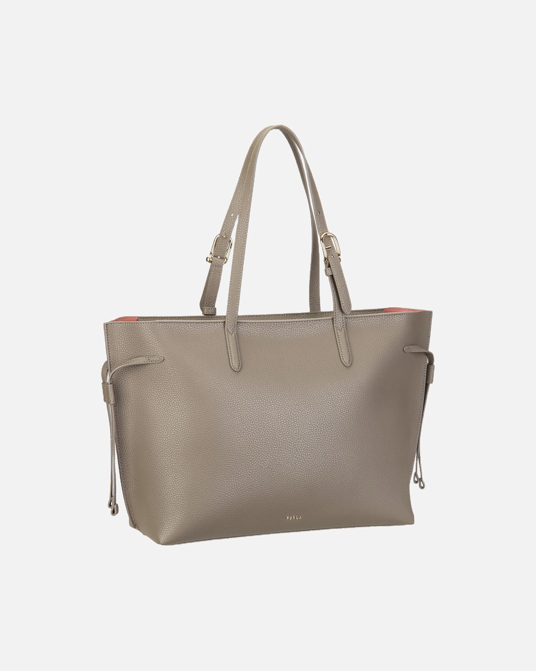 Shopper für Weiblich Furla Shopper Ava L Tote W/Zip Muddy Gray+Rosewood
