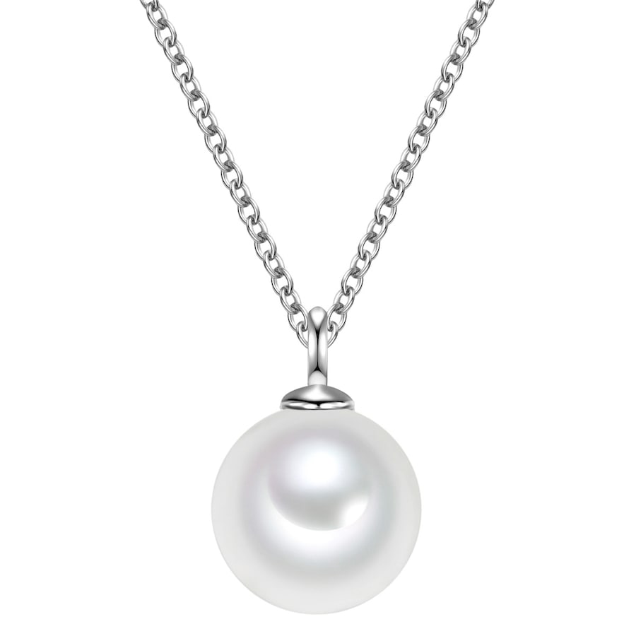 Glanzstücke München Halskette aus Sterling Silber in mit Muschelkernperle silber Damen