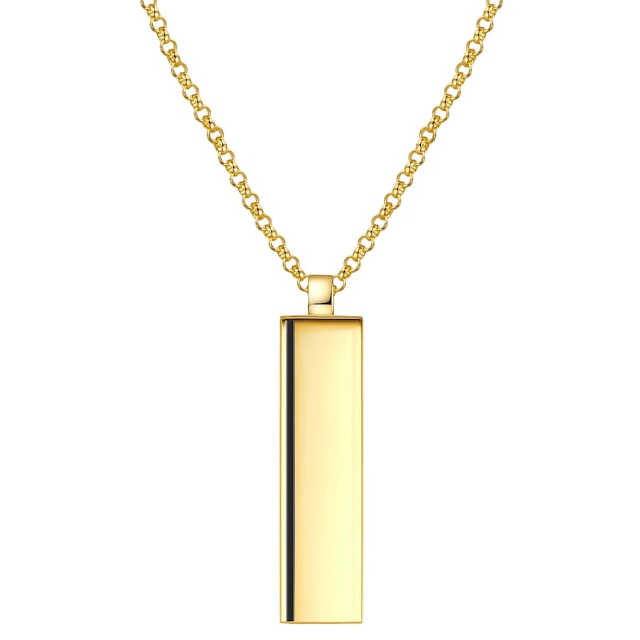 Männerglanz Halskette aus Sterling Silber in Gelbgold 59,0 cm Herren