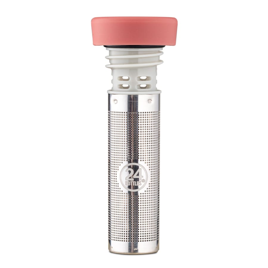 24Bottles Infuser Lid Teesieb light pink Rot Herren