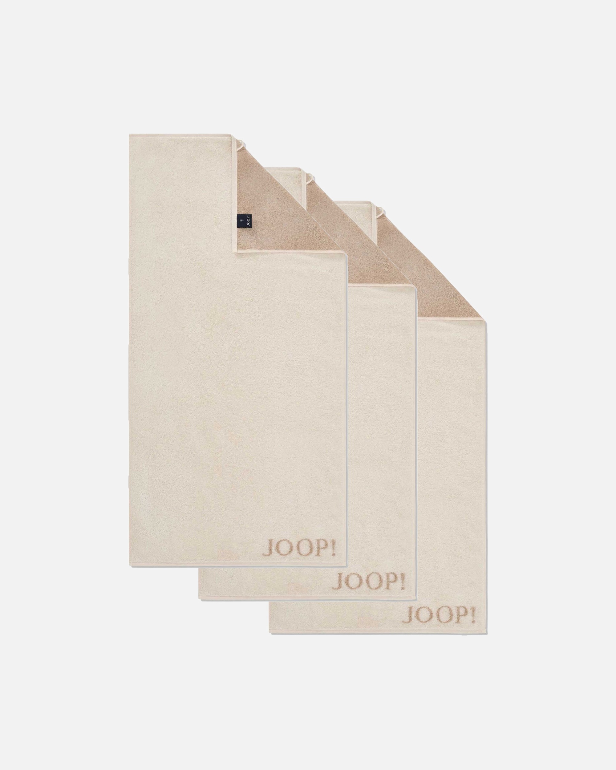 Handtuch für Unisex JOOP! Handtuch 3er Pack 'Classic / Infinity / Signature' Creme