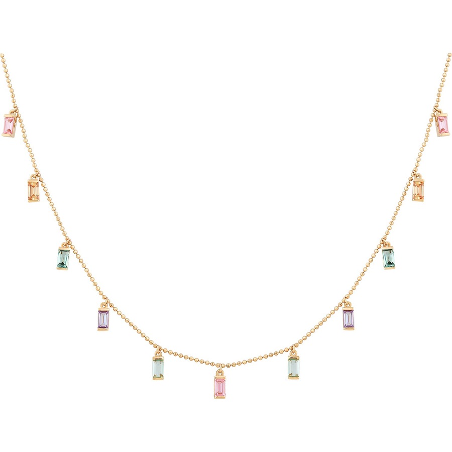 caï Kette 925er Silber One Size Weiss Damen