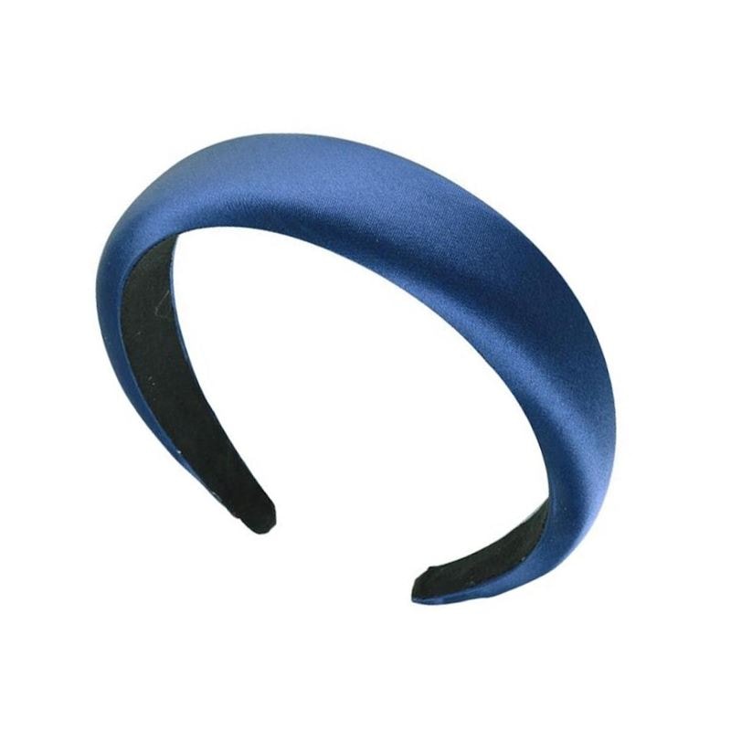 SOHO Satin Headband Dunkelblau Schwarz