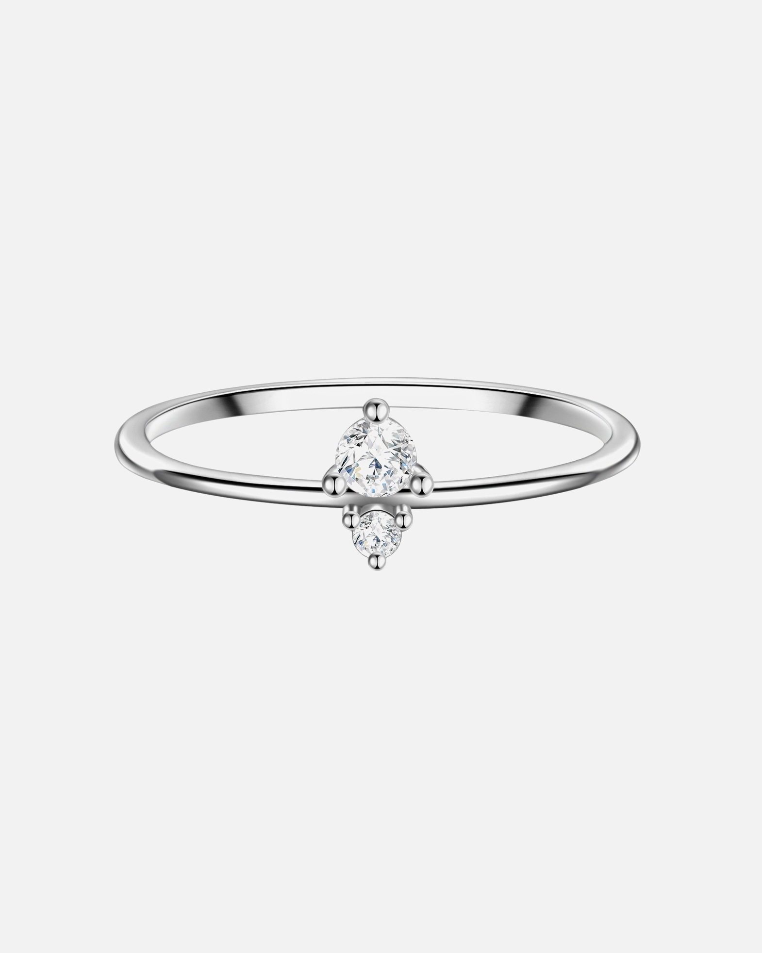 Ring für Weiblich Glanzstücke München Ring Sterling Silber Zirkonia in Silber 48