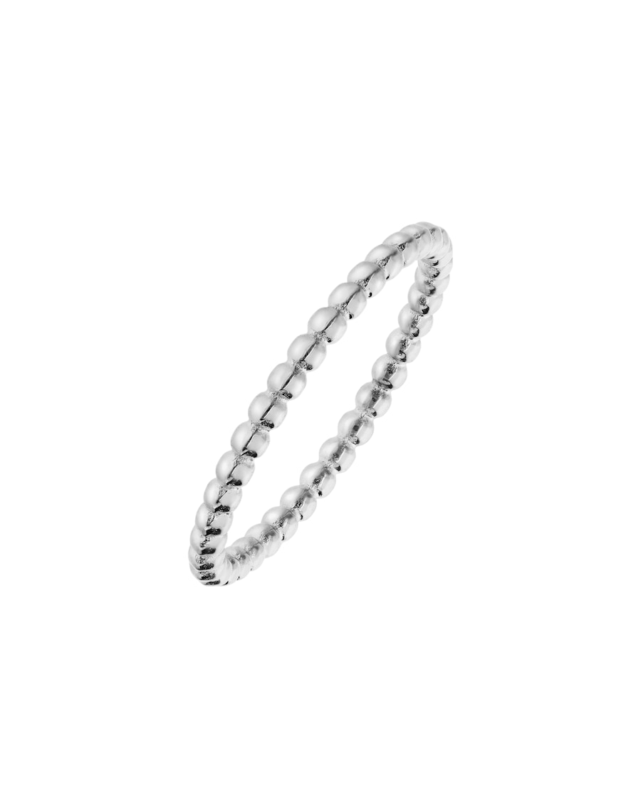 Lucardi Ring Stahl Silber - 47mm Damen