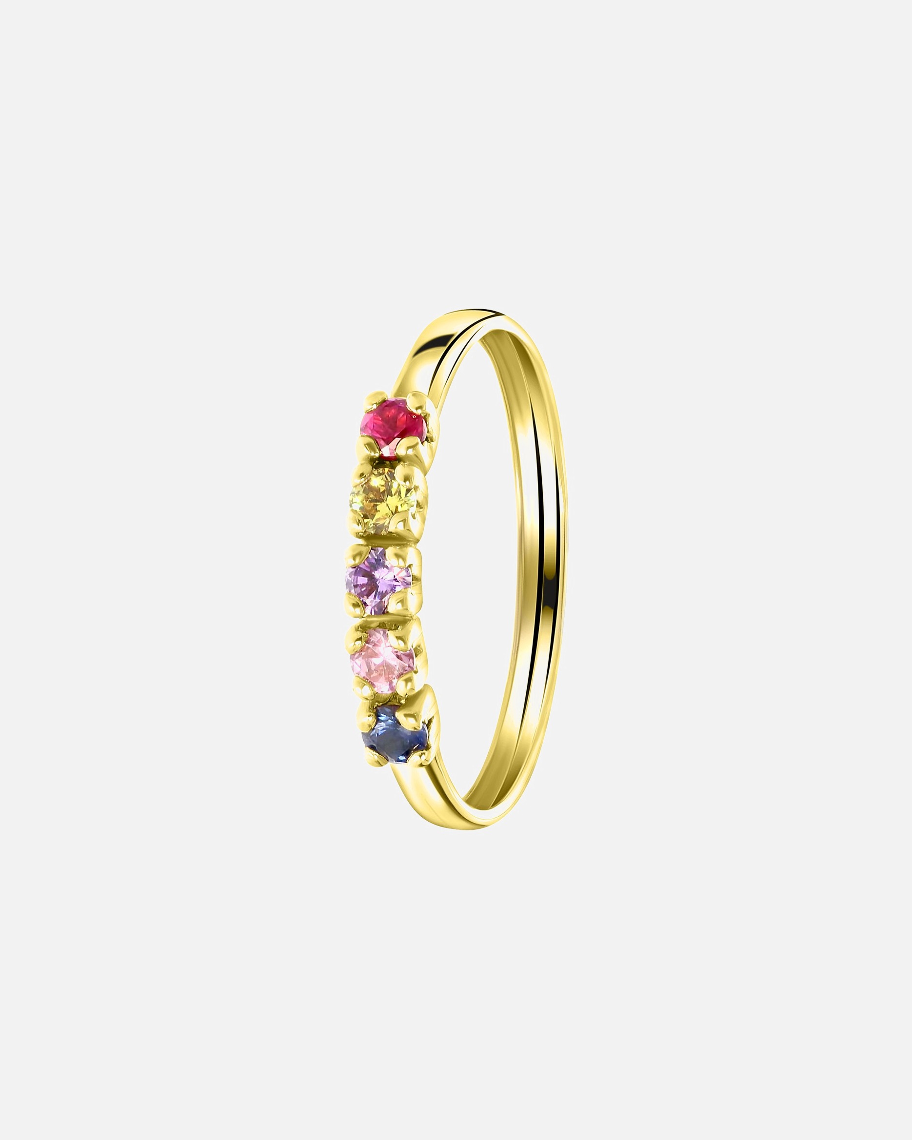 Ring für Weiblich Lucardi Ringe 585 Gold - goldfarbig 50mm