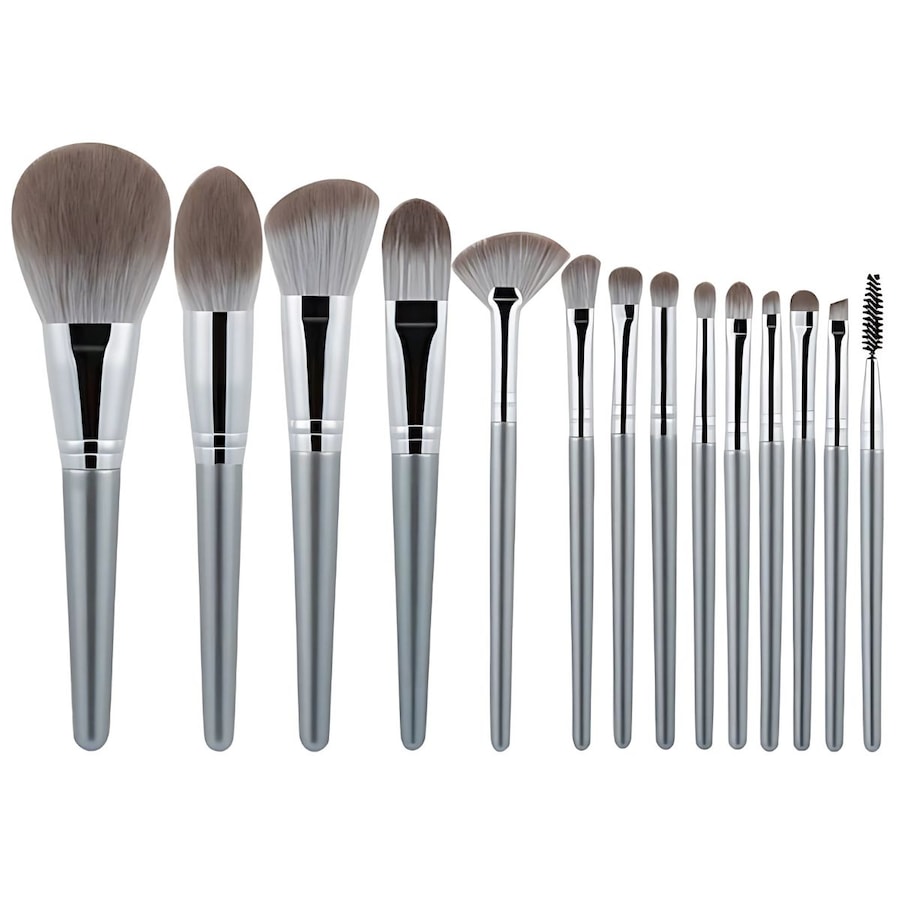 Technique Pro Complete Makeup Brush Set Grau Silber