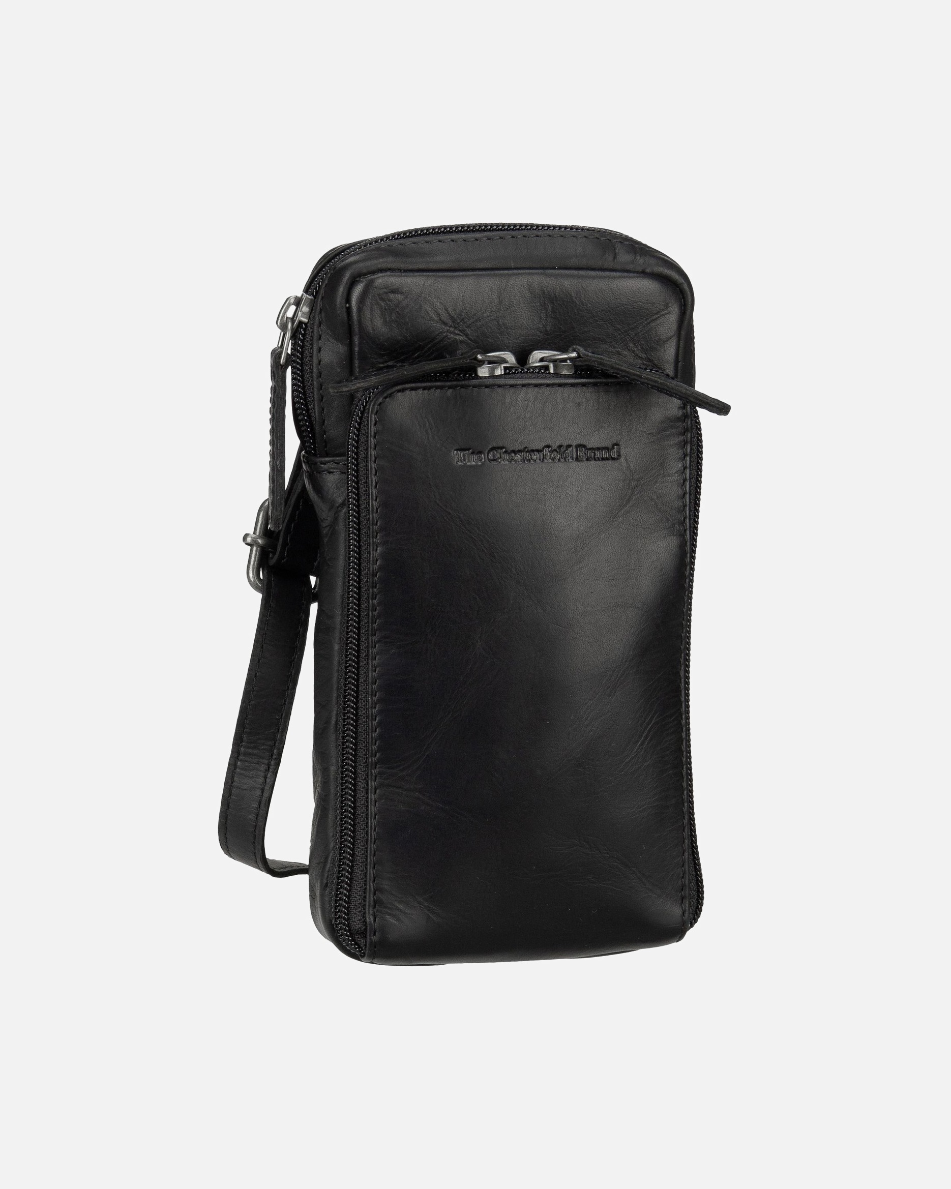 Umhängetasche für Unisex The Chesterfield Brand Handytasche Valdes Black