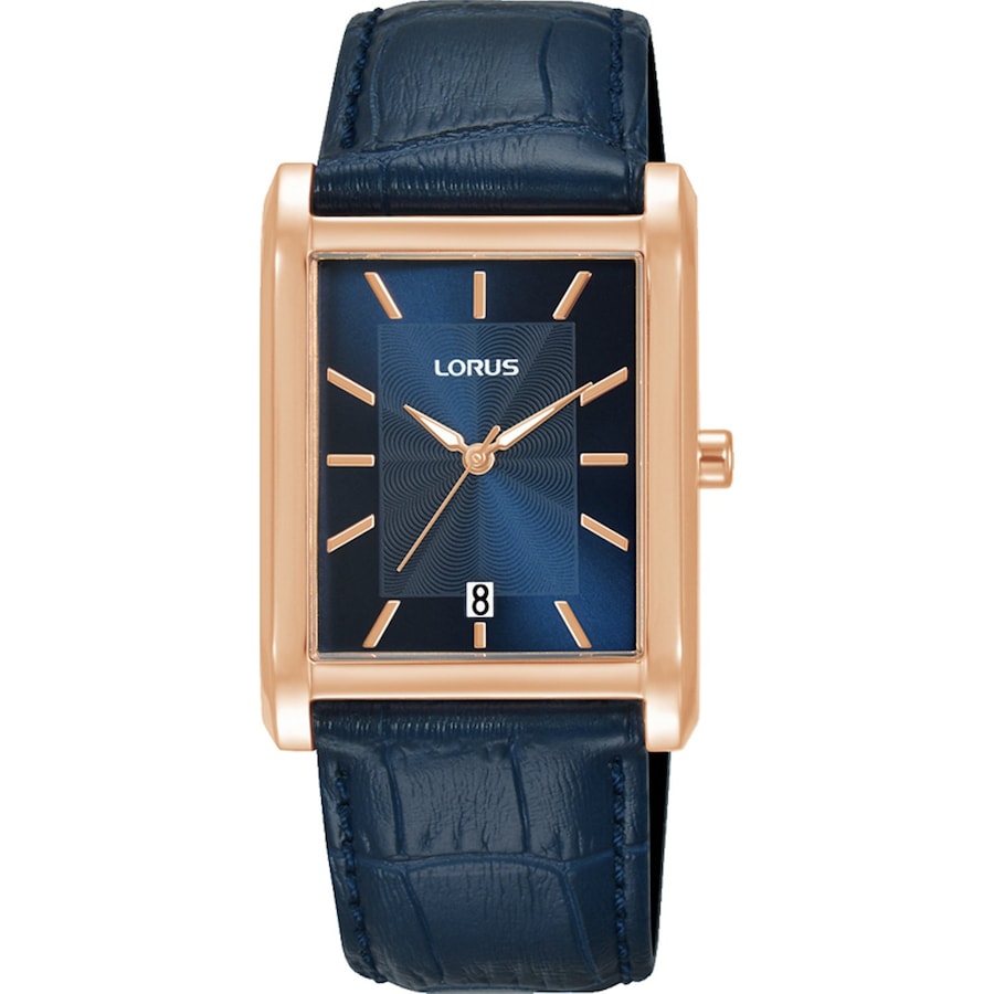 Lorus Damenuhr Edelstahl blau Damen