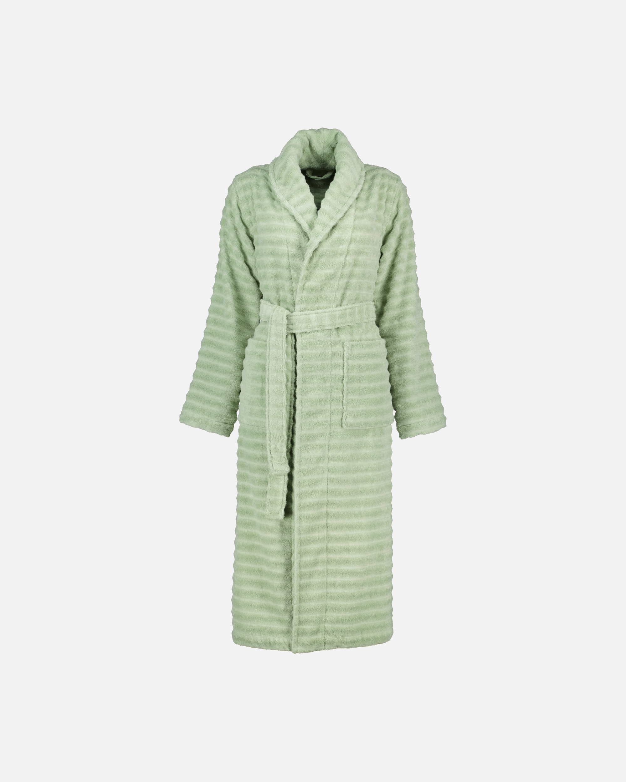 Bademantel für Unisex Vossen Vossen Bademäntel Damen Schalkragen Coco eucalyptus - 5285 XL