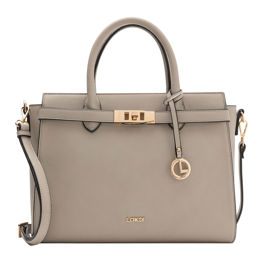 L.CREDI Konstanze Henkeltasche stone Grau Damen
