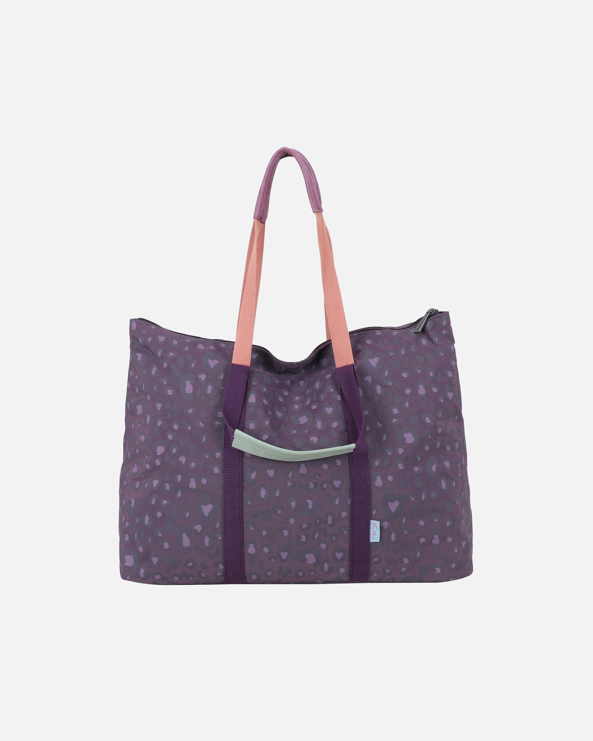 Tasche für Weiblich Fritzi aus Preußen Shopper My Shopper Leo mit viel Platz und praktischem Reißverschlussfach lila