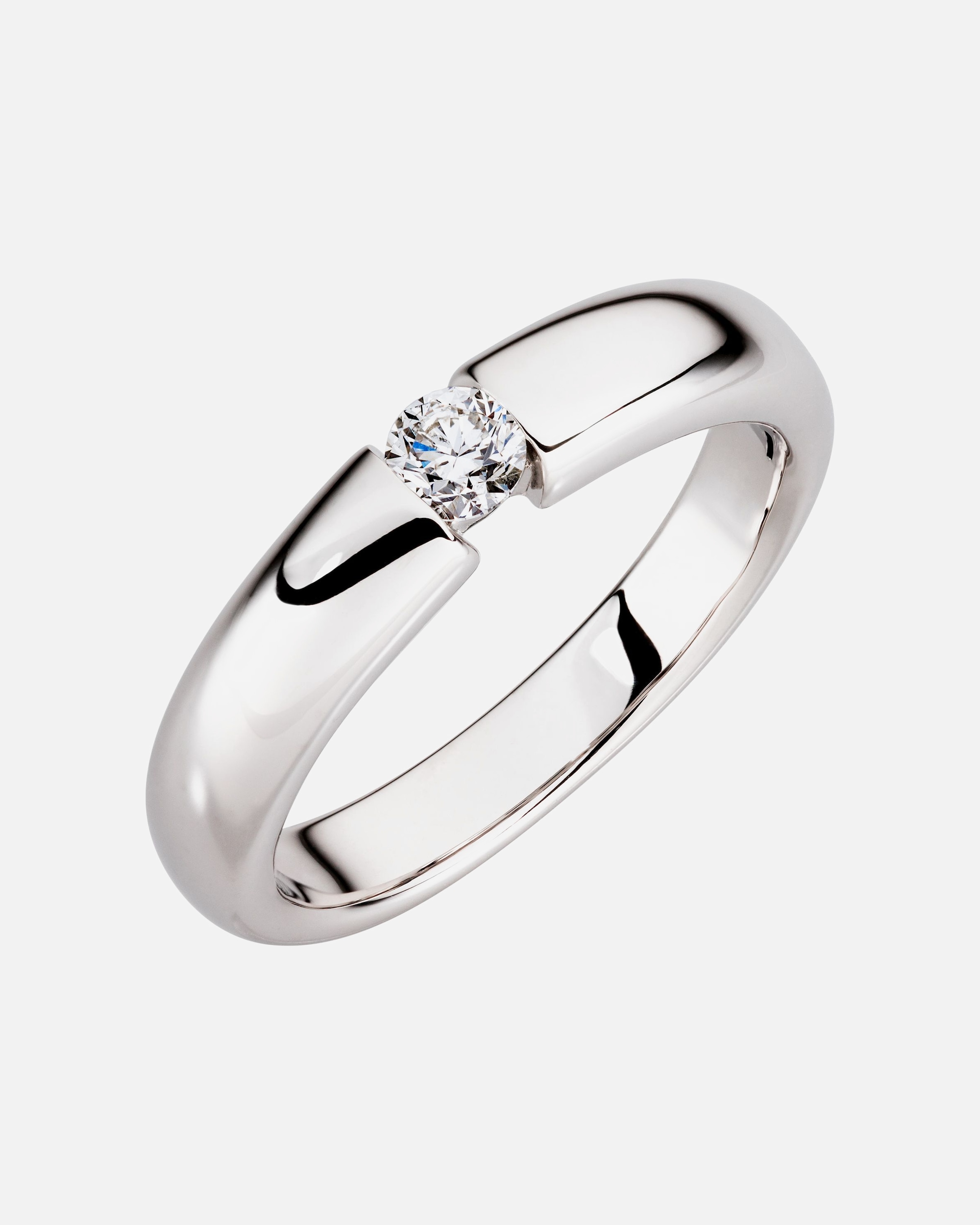 Ring für Weiblich Orolino Ring 585/- Gold Brillant weiß 0,25ct. 058 (18,5)