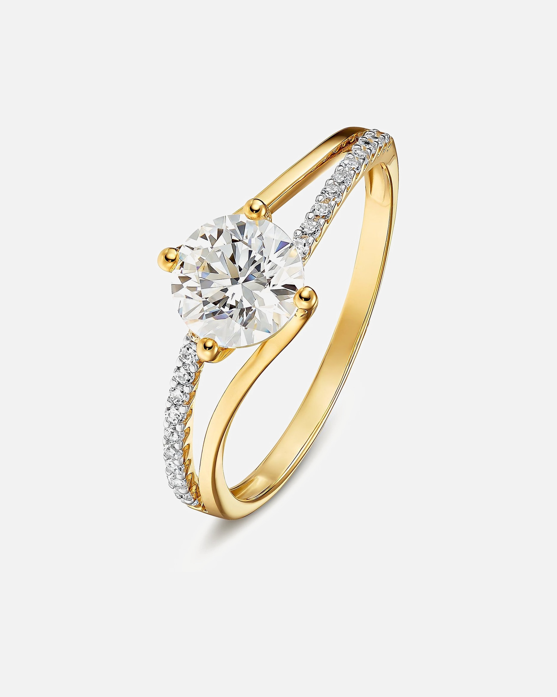 Ring für Weiblich CHRIST Damenring 375er Gelbgold 54