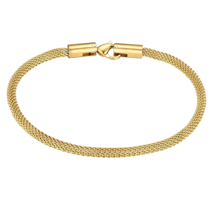 True Rebels Armband aus Edelstahl in gelbgold 21 cm Herren