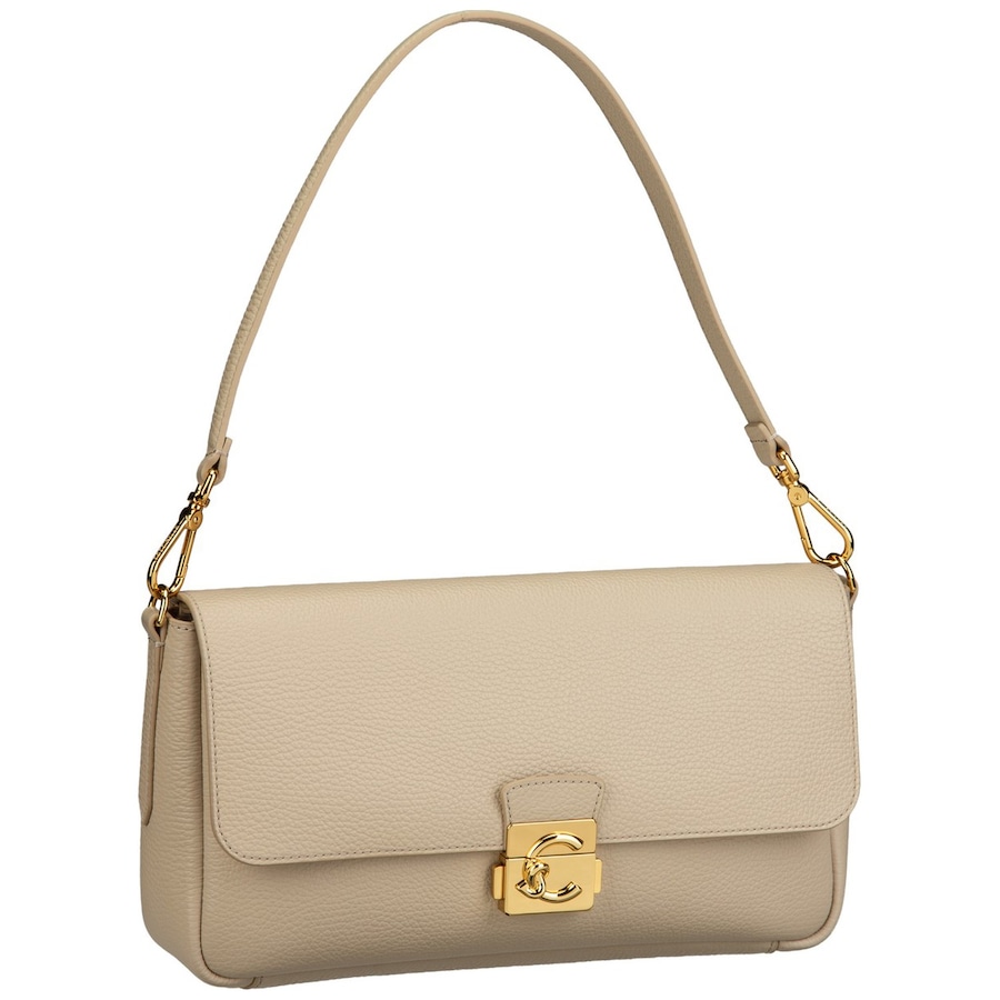 Coccinelle Handtasche C-Me Lock Sandshell Nude Damen