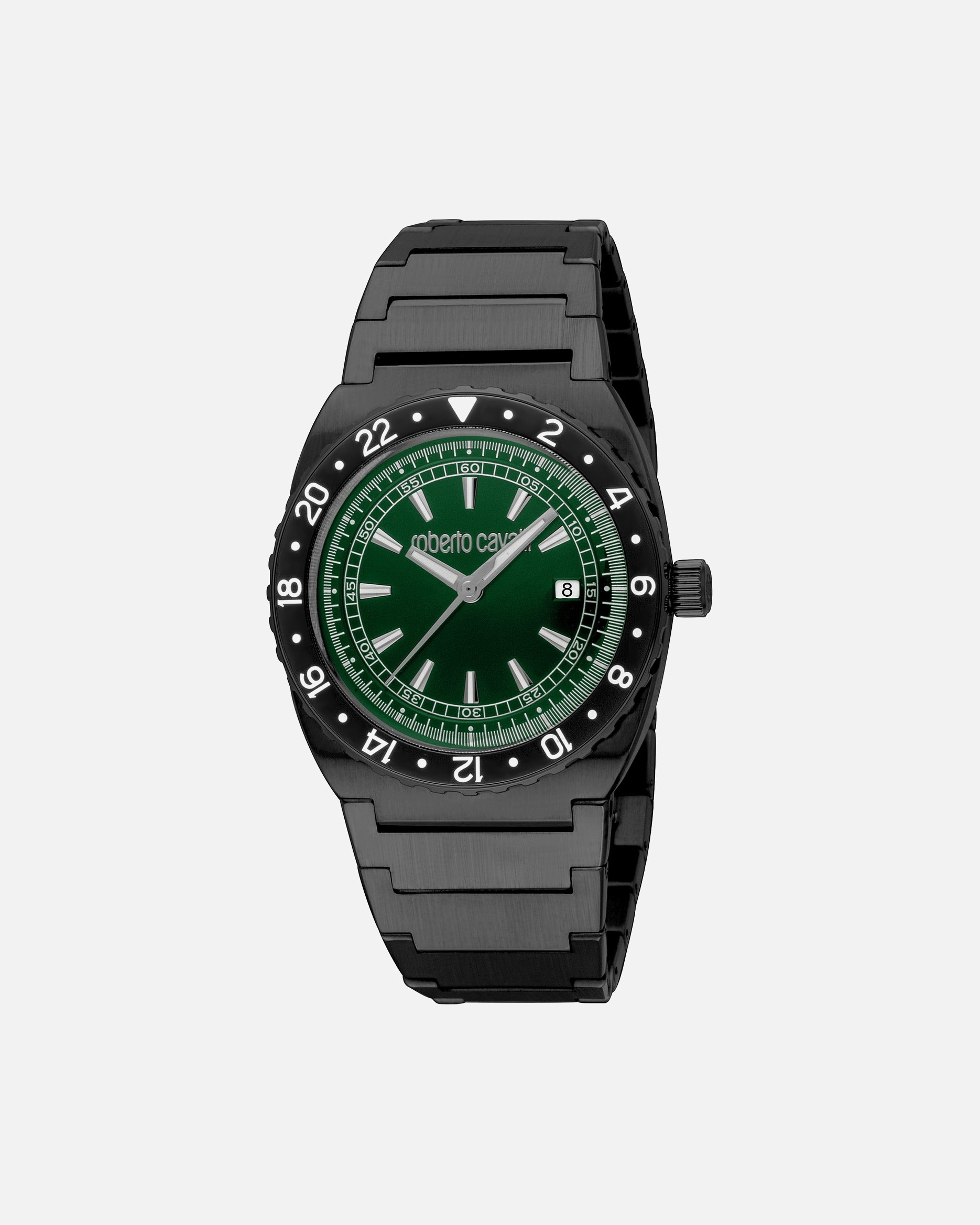 Uhr für Männlich Roberto Cavalli Herrenuhr Edelstahl schwarz