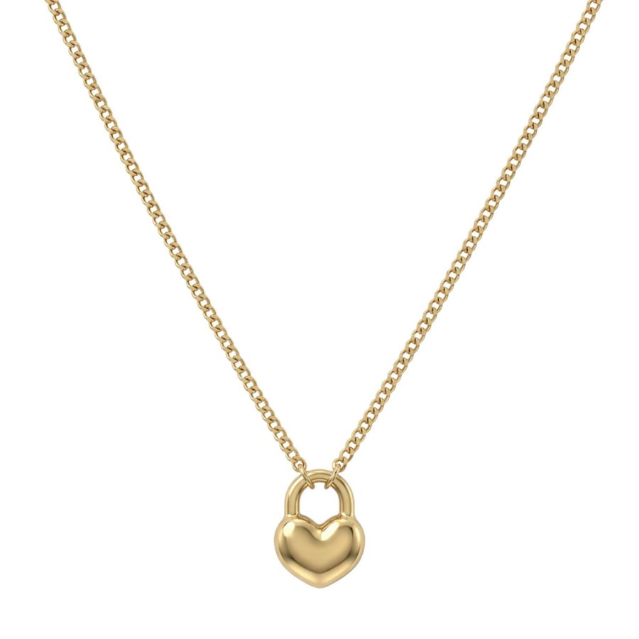 amor Kette mit Anhänger gold Damen