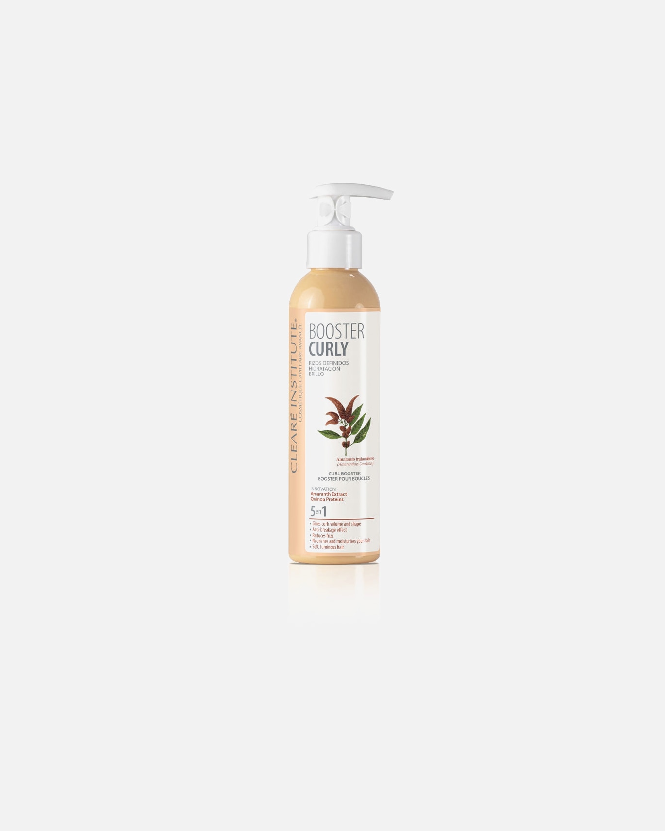 Haarwasser für Unisex Clearé Institute CURLY BOOSTER definierte Locken Feuchtigkeit Glanz 200 ml