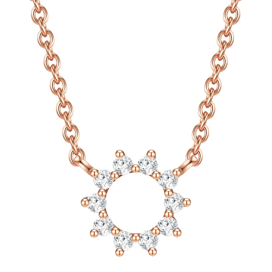 Glanzstücke München Kette 925er Silber Rosegold Damen
