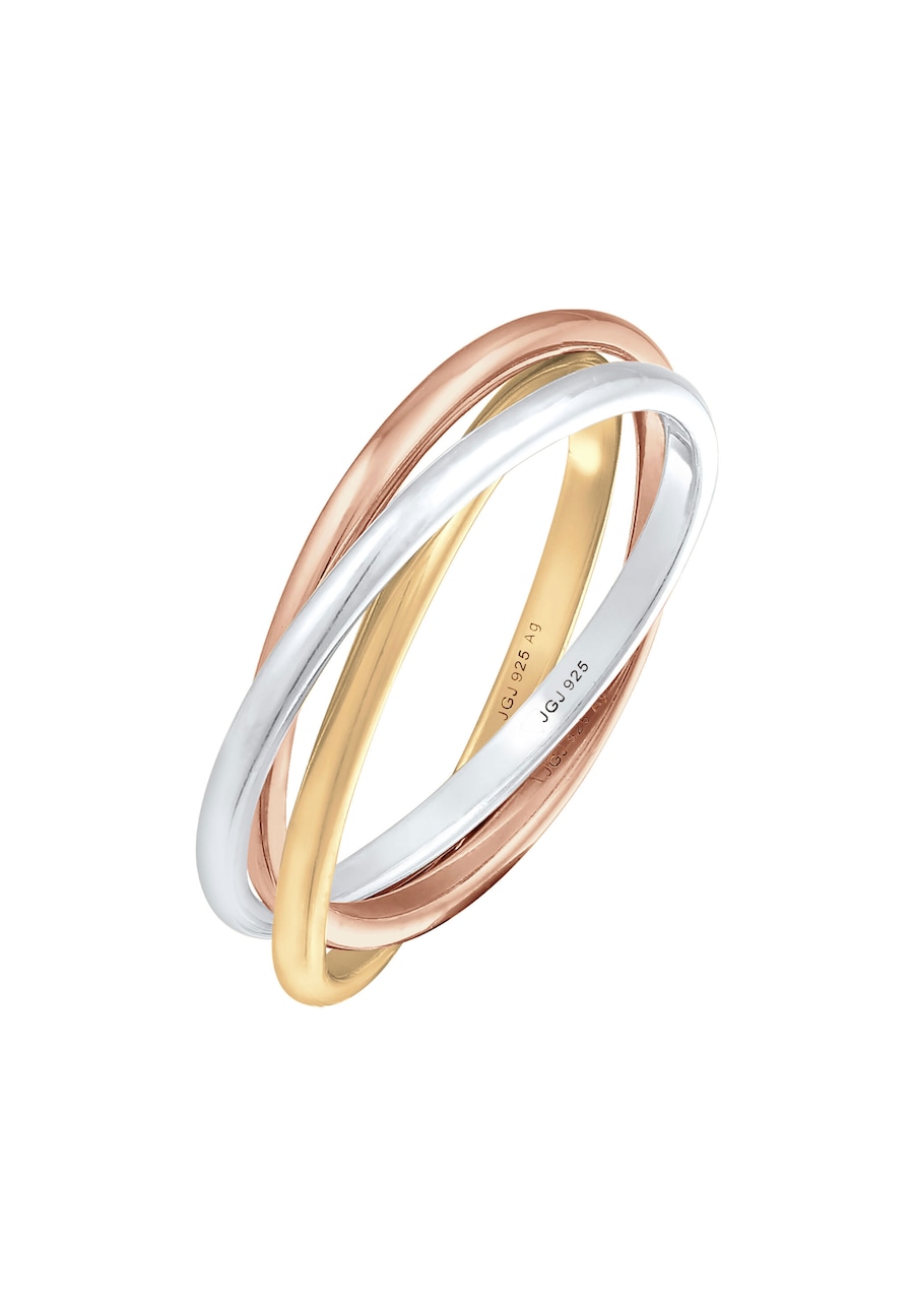 Elli Wickelring Trio Trini Basic 925 Silber 56 Damen