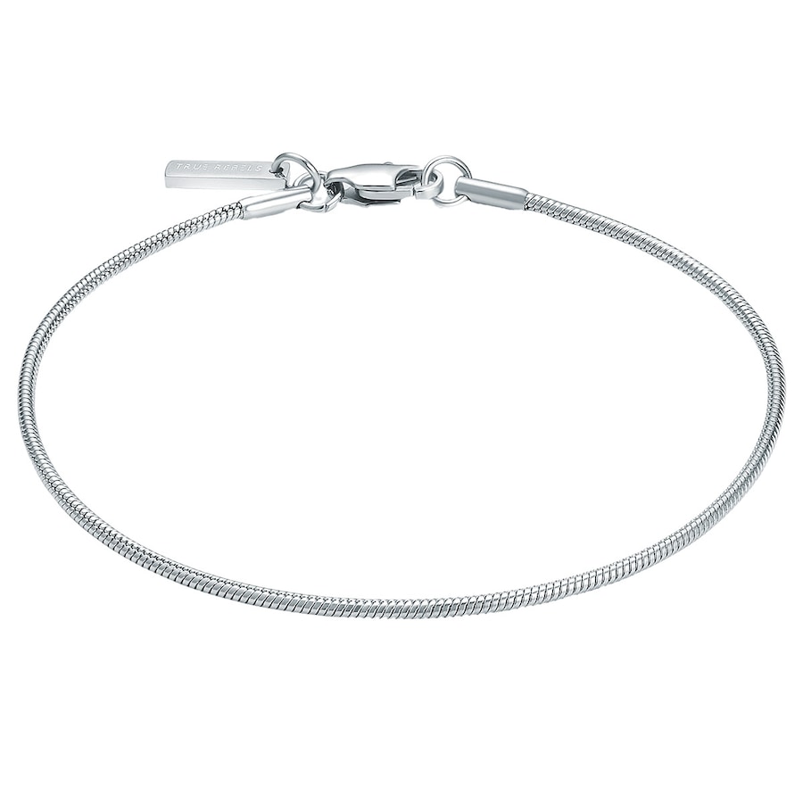 True Rebels Armband Edelstahl in Silber 19 cm Herren