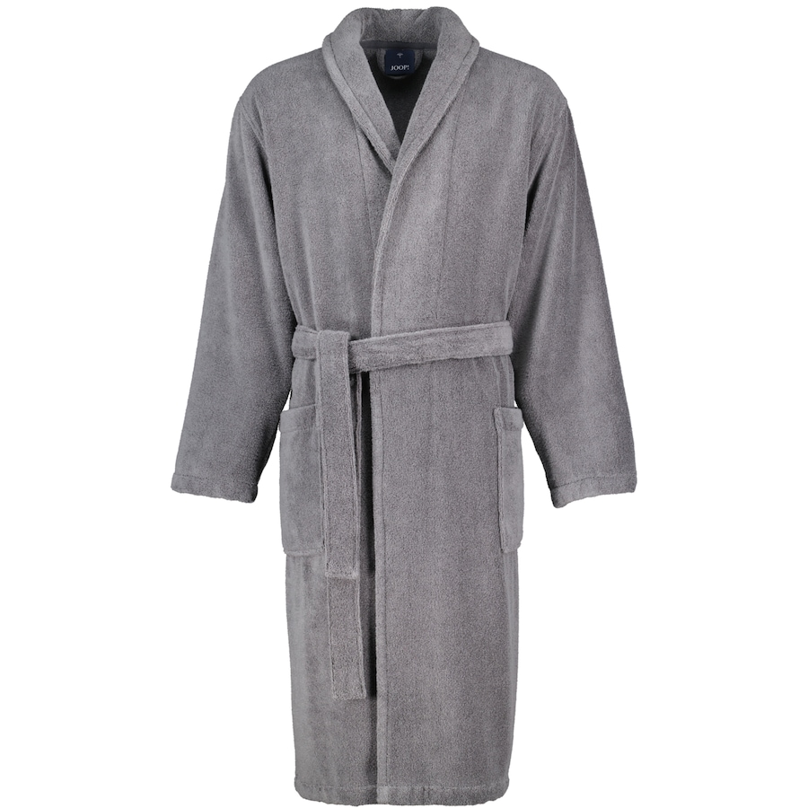 JOOP! Bademäntel Herren Schalkragen 1651 anthrazit - 767 XL Weiss