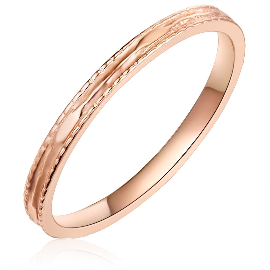 Glanzstücke München Ring Sterling Silber in Roségold 56 Damen