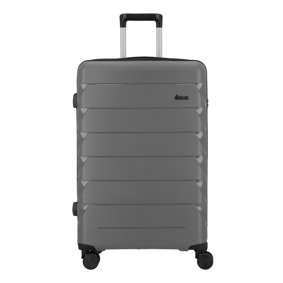 d & n Travel Line 4100 4 Rollen Trolley L 74 cm grey Grau Herren