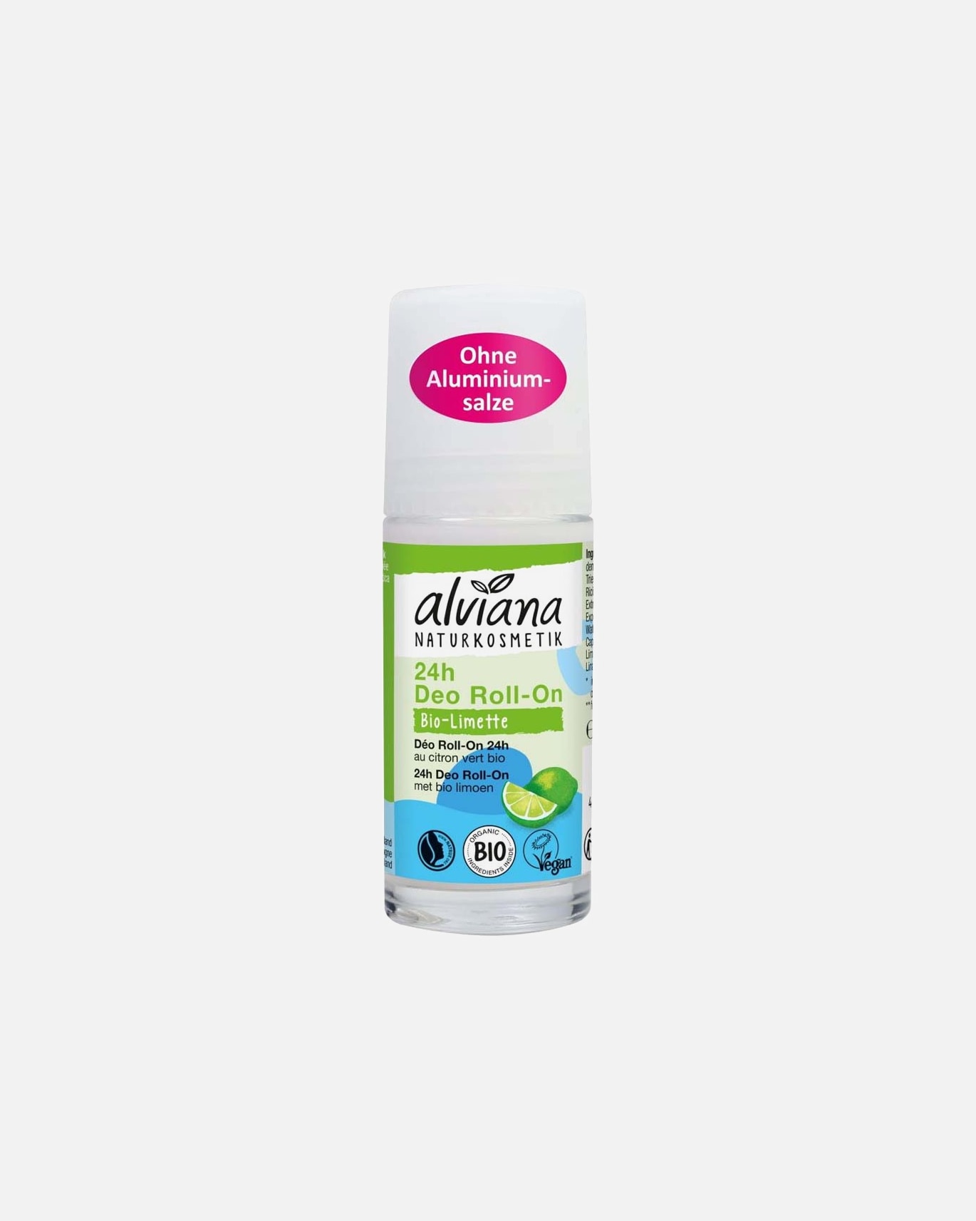 Deodorant für Unisex Alviana Default Brand Line 24h Deo Roll-On Limette 24h Deo Roll-On Limette