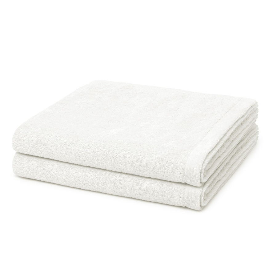 Cawö Duschtuch-Set Lifestyle (2er Set) Weiß Weiss