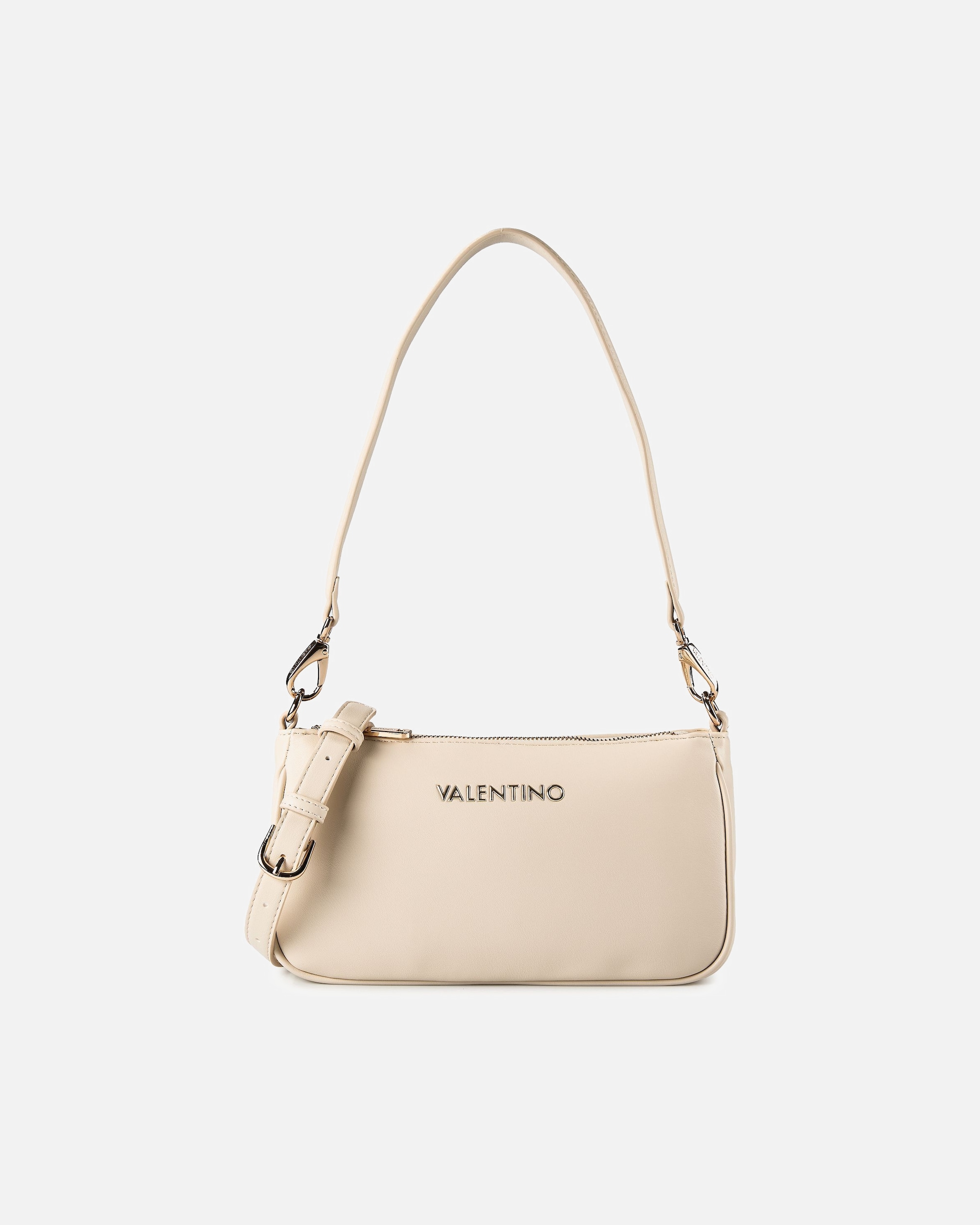Umhängetasche für Weiblich Valentino Bags Clio Re Schultertasche ecru