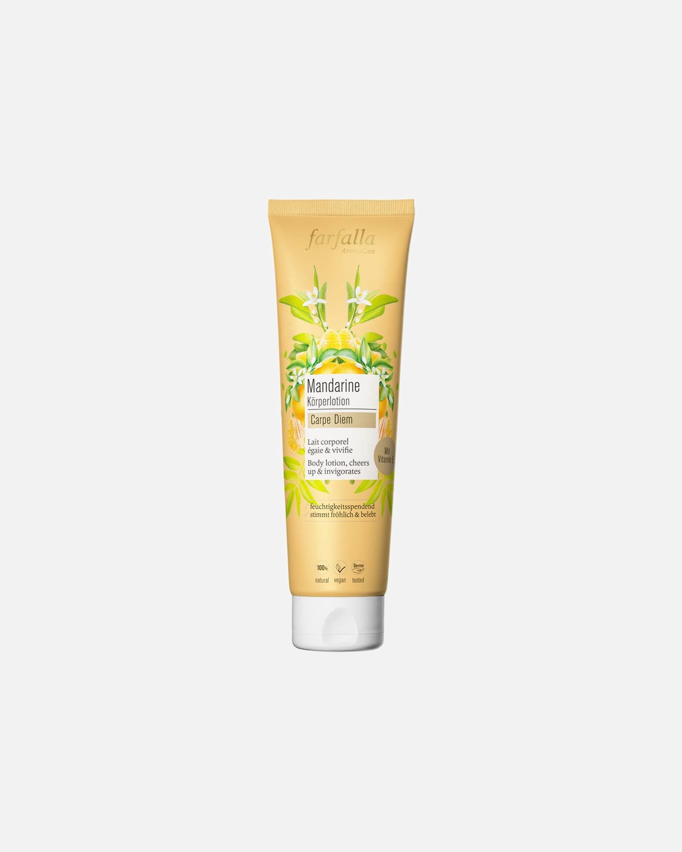 Bodylotion für Unisex Farfalla Mandarine Carpe Diem - Körperlotion 150 ml