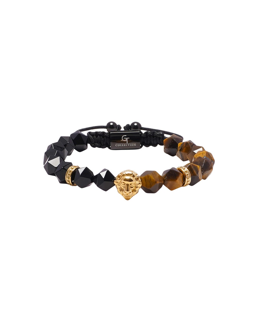 GT Collection Armband 'Wildcat King' brown Braun Herren