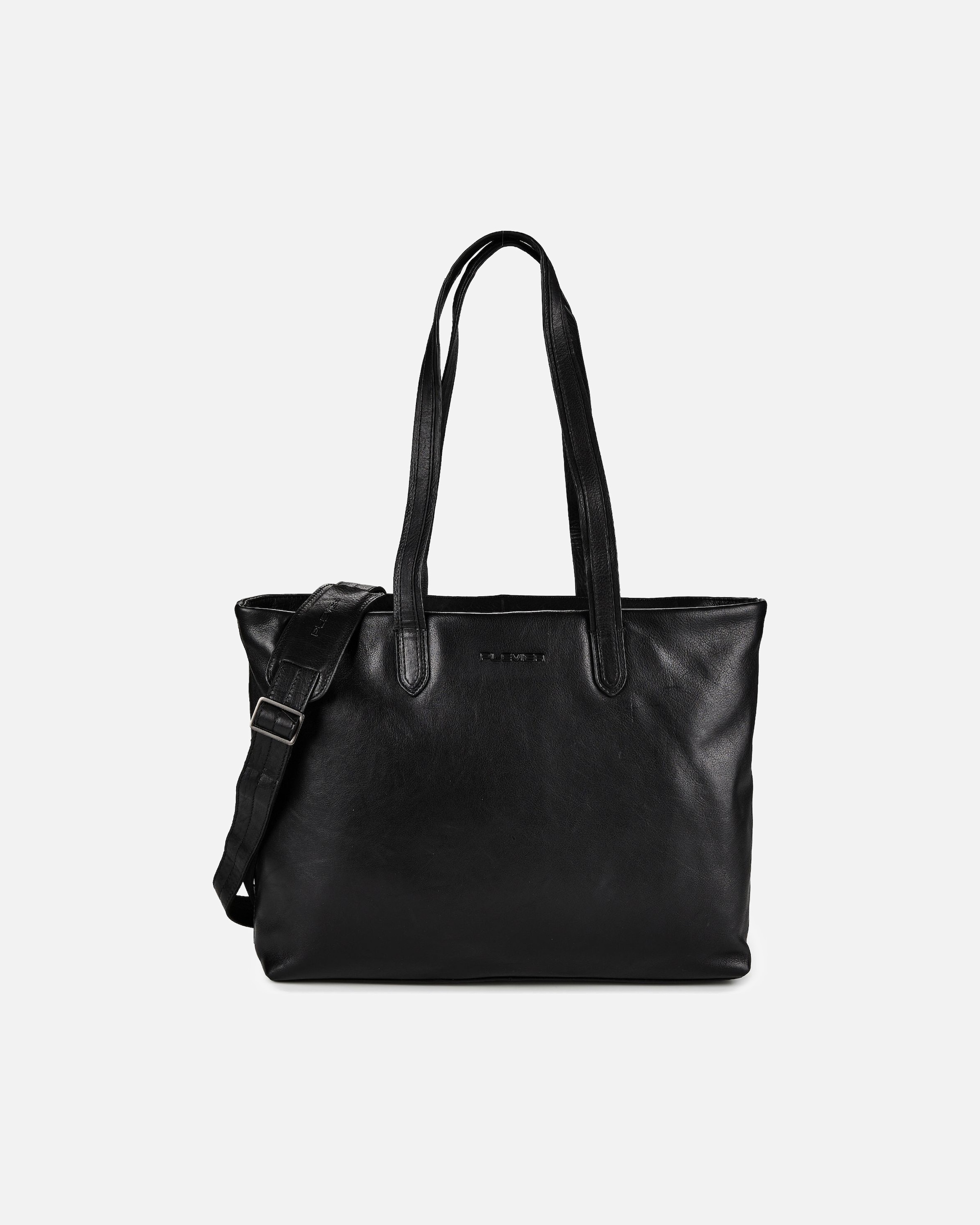 Laptoptasche für Weiblich Plevier Catz Aktentasche RFID Schutz Leder 43 cm Laptopfach schwarz