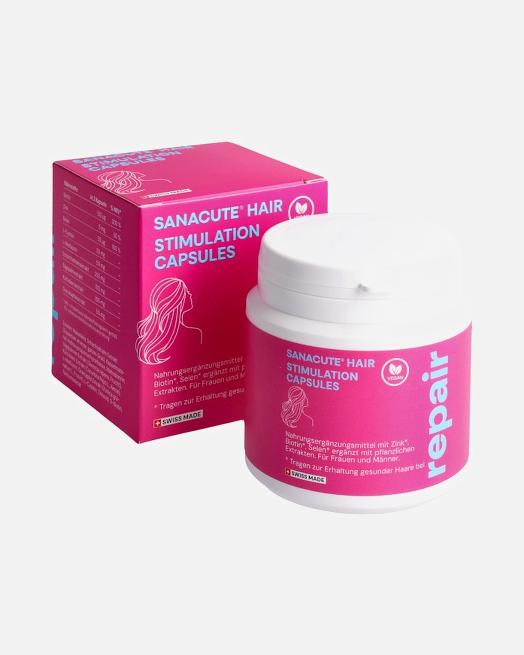 Haarwasser für Unisex SANACUTE Default Brand Line SANACUTE HAIR STIMULATION CAPSULES pink