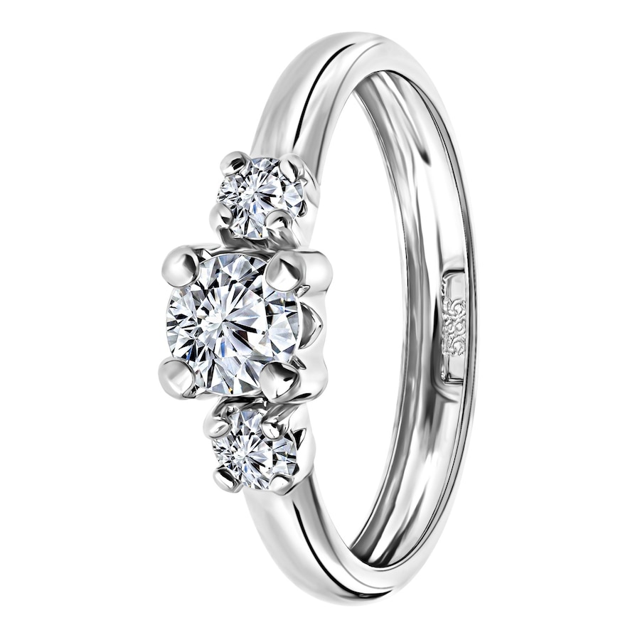 Lucardi Ringe 9 carat Silber - 47mm Damen