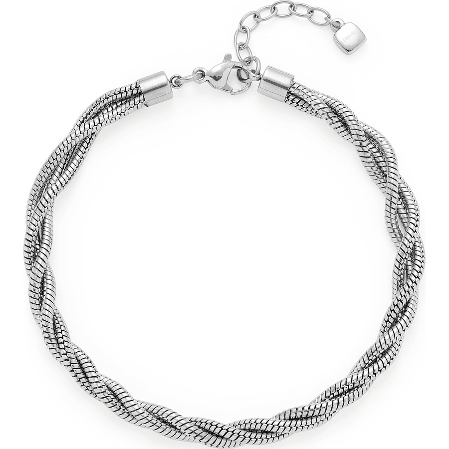 Leonardo Armband Edelstahl silber Damen