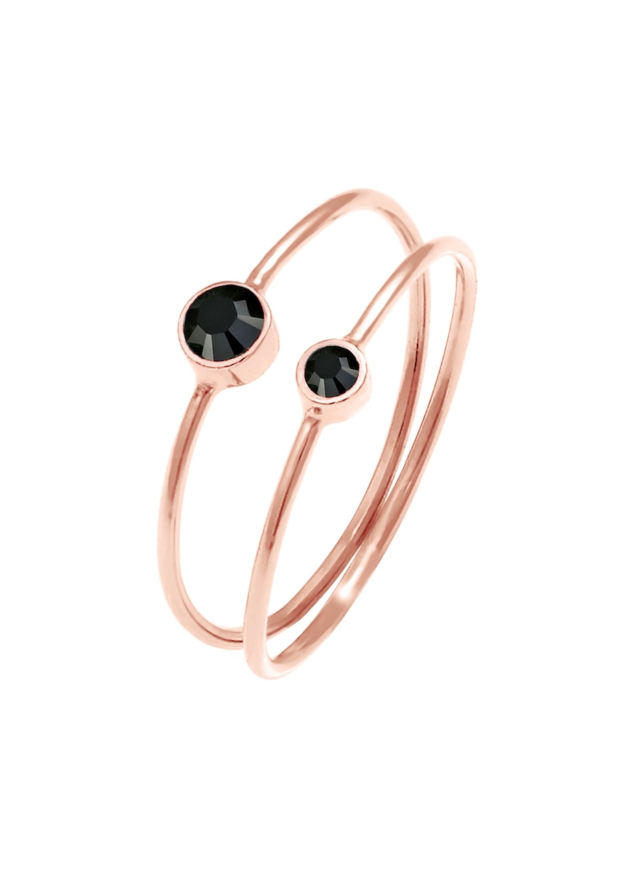 Elli 2er Set Kristalle 925 Sterling Silber 54 Damen