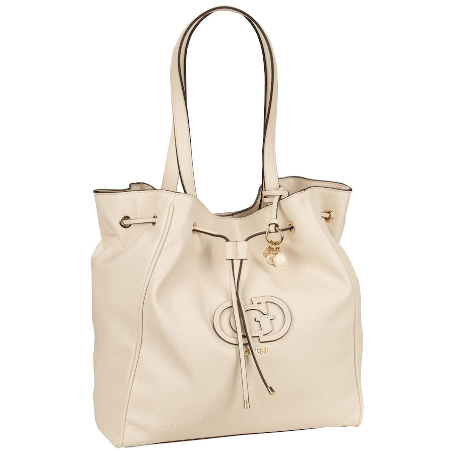 Guess Shopper Calebra Drawstring TO Off White Weiss Damen