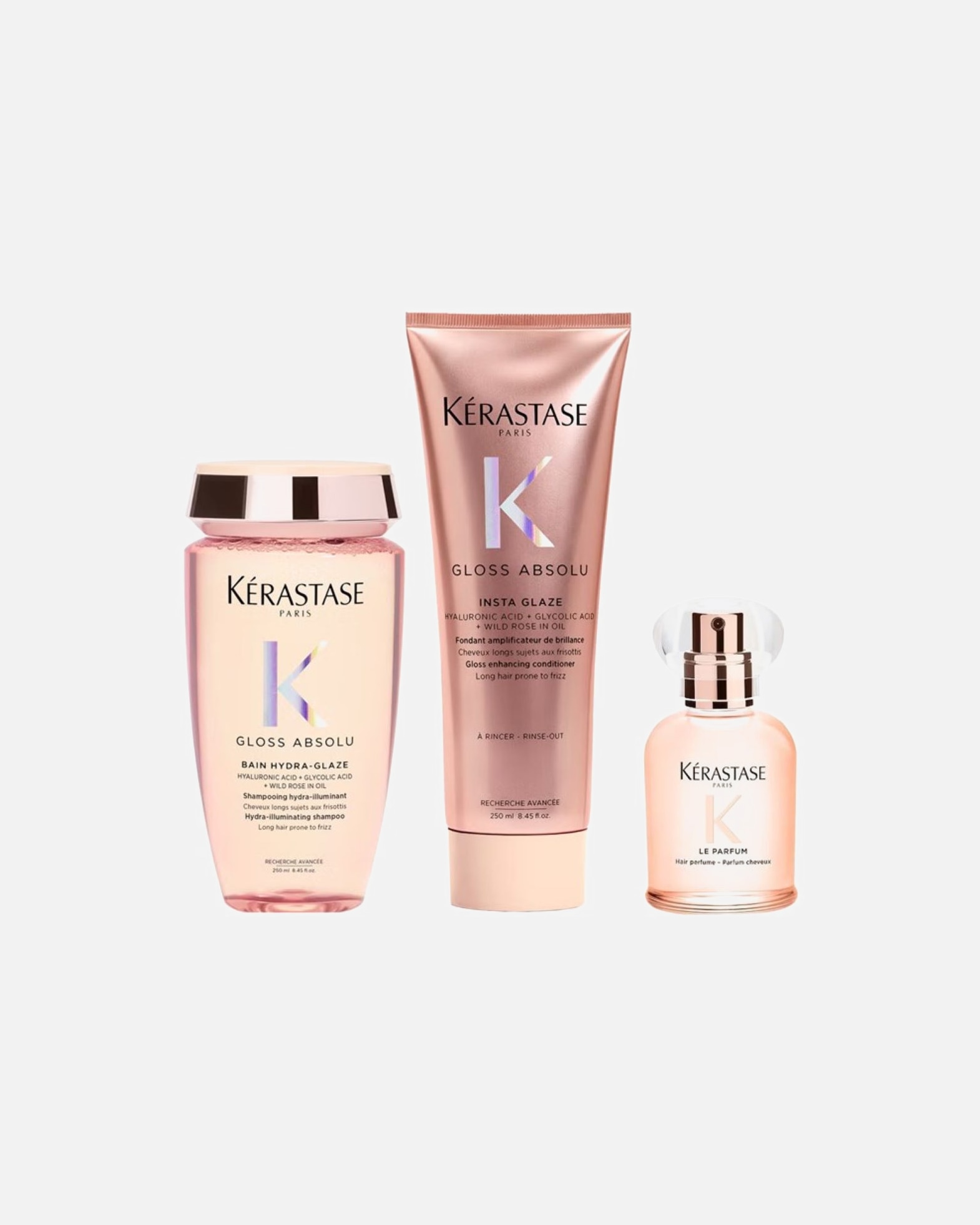 Haarpflegeset für Weiblich Kérastase Gloss Absolu Set Parfum (Shampoo / Spülung / Le Parfum) 1 Stück